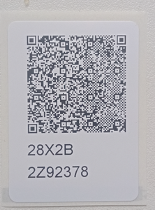 QR-код на стикере
